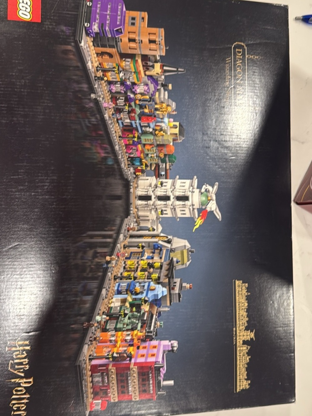 Lego Diagon Alley Wizarding Shops Building Set for Adults